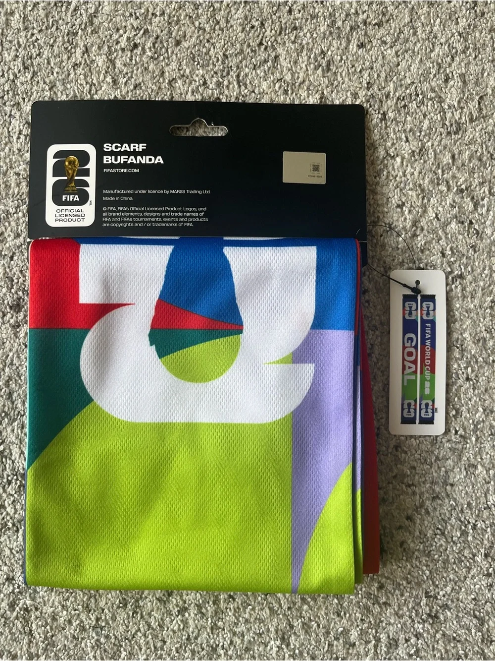 2026 FIFA World Cup Goal Soccer Scarf